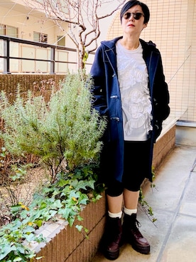 「RAEN（レイン）のアイテム」を使った、yudetamagoさん（レディース・171cm）の冬コーディネート