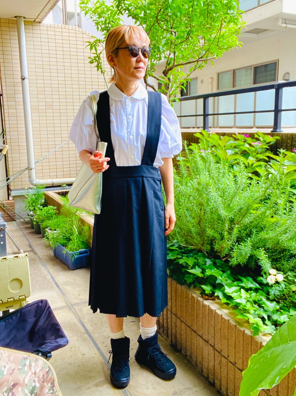 スカートを使った「コムデギャルソンガール」の人気ファッション