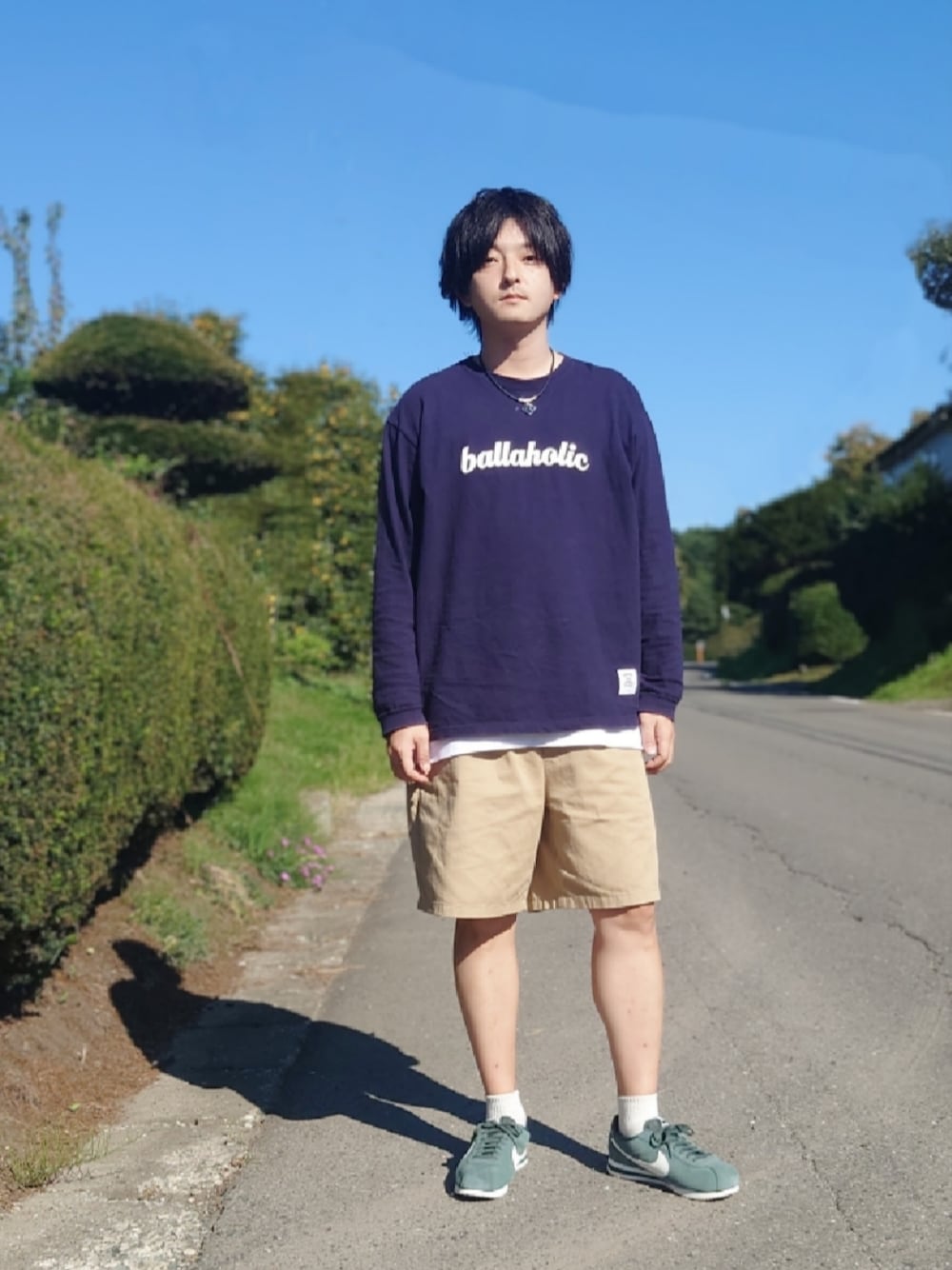 ボーラホリック ネイビー Tシャツとショーツ セット ボーラホリック ネイビー Tシャツとショーツ セット ballaholic タンク