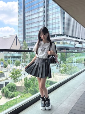 「アイテム（スニーカー）」を使った、Remi。さん（キッズ・153cm）の夏コーディネート