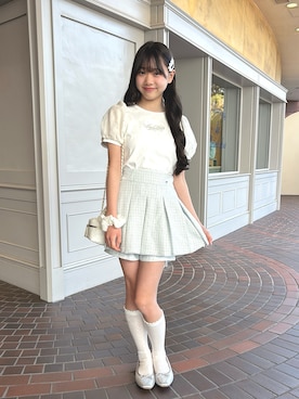 「ハイソックス」｜strawberryさん（キッズ・157cm）の春コーディネート