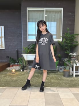 「シック」｜Remi。さん（キッズ・153cm）の夏コーディネート