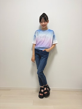 「アイテム（パンツ）」を使った、Remi。さん（キッズ・153cm）の夏コーディネート