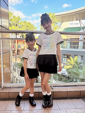 「アイテム（トップス）」を使った、Remi。さん（キッズ・153cm）の夏コーディネート