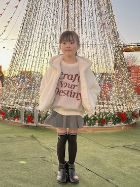 「repipi armario（レピピ アルマリオ）のアイテム」を使った、sistersさん（キッズ・156cm）の冬コーディネート