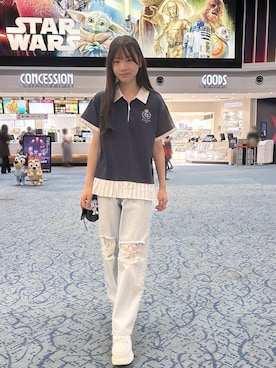 「Heather（ヘザー）のアイテム」を使った、strawberryさん（キッズ・157cm）の夏コーディネート