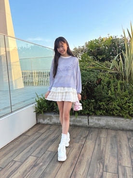 「アイテム（キーホルダー）」を使った、Remi。さん（キッズ・153cm）の夏コーディネート