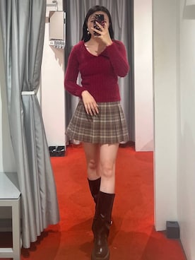 モモさん（レディース・158cm）の秋コーディネート