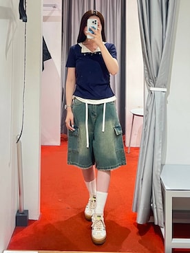モモさん(レディース・158cm)の春コーディネート