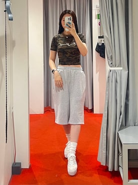 「3.3 Field Trip （3.3フィールドトリップ）のアイテム」を使った、モモさん（レディース・158cm）の夏コーディネート