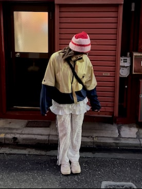 「HELLO.SANFRANCISCO（ハローサンフランシスコ）のアイテム」を使った、Kannaさん（レディース・157cm）の春コーディネート