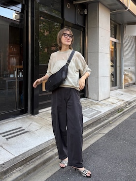 「IACUCCI（イアクッチ）のアイテム」を使った、saori_iさん（レディース・172cm）の春コーディネート