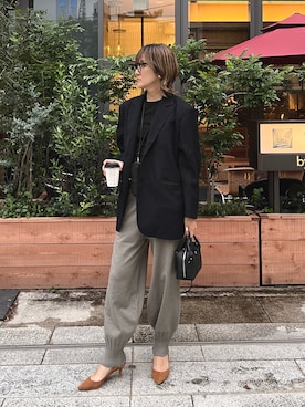 saori_iさん（レディース・172cm・40代）の秋コーディネート