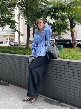 「アイテム（バックパック/リュック）」を使った、saori_iさん（レディース・172cm）の秋コーディネート