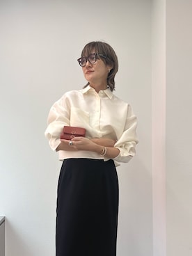 「アイテム（財布）」を使った、saori_iさん（レディース・172cm）の冬コーディネート