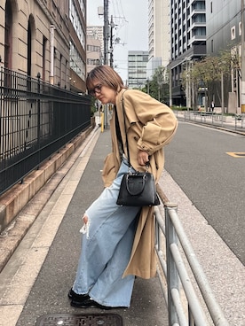 saori_iさん（レディース・172cm）の冬コーディネート