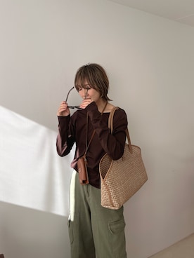 saori_iさん（レディース・172cm）の冬コーディネート