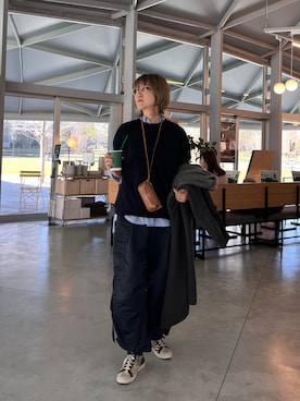 saori_iさん（レディース・172cm）の冬コーディネート