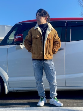 「アメカジ」｜tyuubachiさん（メンズ・158cm）の冬コーディネート