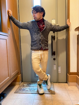 「アイテム（スニーカー）」を使った、tyuubachiさん（メンズ・158cm・40代）の秋コーディネート