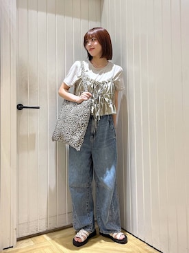 「アイテム（チョーカー）」を使った、fuku5662さん（レディース・160cm・20代）の夏コーディネート