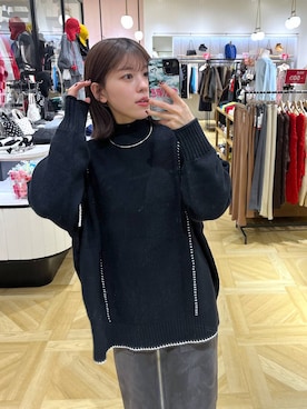 「アイテム（チョーカー）」を使った、fuku5662さん（レディース・160cm・20代）の冬コーディネート