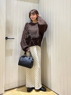 「アイテム（ポロシャツ）」を使った、fuku5662さん（レディース・160cm・20代）の冬コーディネート