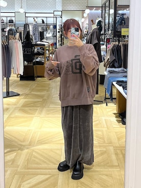 「アイテム（スウェット）」を使った、fuku5662さん（レディース・160cm）の夏コーディネート