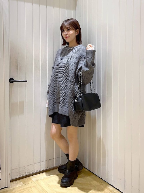 ケーブルBIGチュニック LOWRYS FARM｜ケーブルBIGチュニック | Rakuten Fashion(楽天