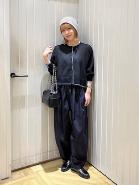 「LOWRYS FARM（ローリーズファーム）のアイテム（帽子）」を使った、fuku5662さん（レディース・160cm）の春コーディネート