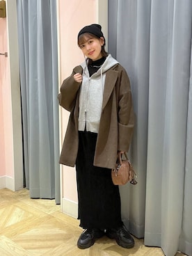 「アイテム（チョーカー）」を使った、fuku5662さん（レディース・160cm・20代）の冬コーディネート