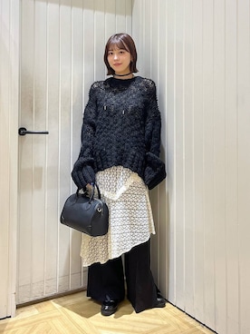 「アイテム（スウェットパンツ）」を使った、fuku5662さん（レディース・160cm・20代）の冬コーディネート