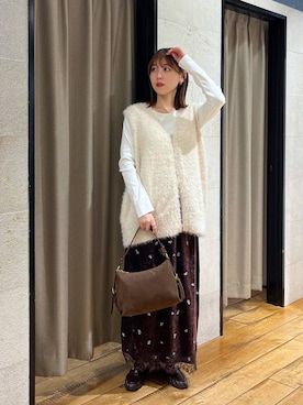 「LOWRYS FARM（ローリーズファーム）のアイテム（スカート）」を使った、fuku5662さん（レディース・160cm）の秋コーディネート