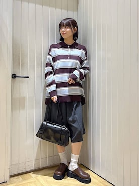 「LOWRYS FARM（ローリーズファーム）のアイテム（ニット/セーター）」を使った、fuku5662さん（レディース・160cm）の秋コーディネート