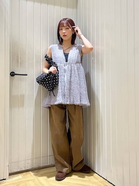 「アイテム（チョーカー）」を使った、fuku5662さん（レディース・160cm・20代）の秋コーディネート