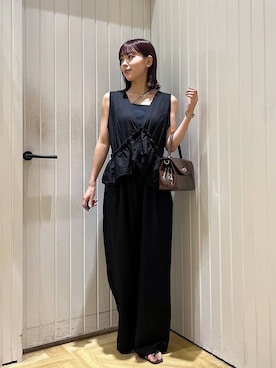 「アイテム（サロペット/オーバーオール）」を使った、fuku5662さん（レディース・160cm・20代）の夏コーディネート