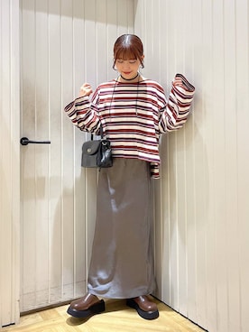 「LOWRYS FARM（ローリーズファーム）のアイテム（サンダル）」を使った、fuku5662さん（レディース・160cm）の秋コーディネート