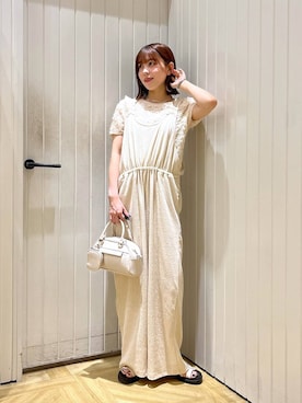 「アイテム（オールインワン・サロペット）」を使った、fuku5662さん（レディース・160cm）の夏コーディネート