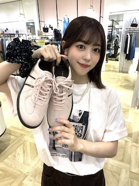 「LOWRYS FARM（ローリーズファーム）のパールタレンネックレス　249411（ネックレス）」を使った、fuku5662さん（レディース・160cm・20代）の秋コーディネート