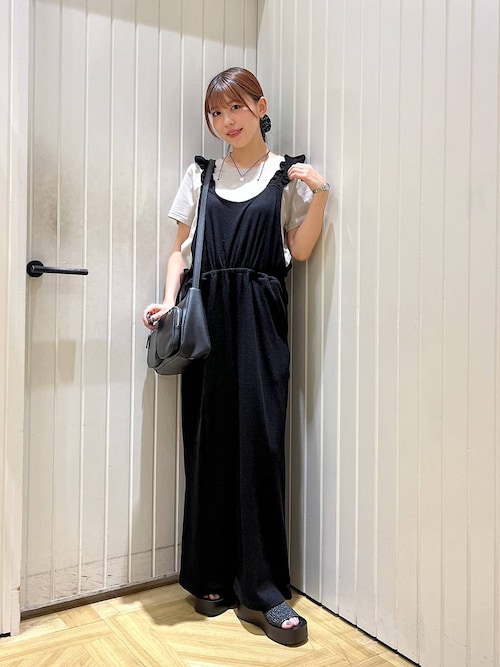 ローリーズファーム LOWRYSFARM ウエストフリルサロペット 楽天市場】【SALE／20%OFF】ウエストフリルサロペット LOWRYS
