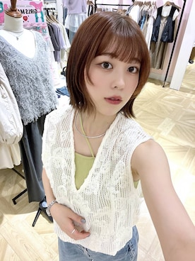 「アイテム（チョーカー）」を使った、fuku5662さん（レディース・160cm・20代）の夏コーディネート