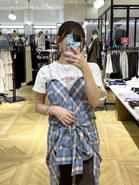 「アイテム（ネックレス）」を使った、fuku5662さん（レディース・160cm）の秋コーディネート