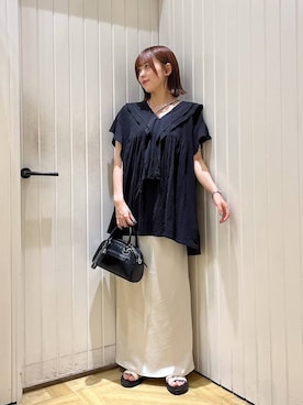「アイテム（チョーカー）」を使った、fuku5662さん（レディース・160cm・20代）の夏コーディネート