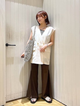 「アイテム（チョーカー）」を使った、fuku5662さん（レディース・160cm・20代）の夏コーディネート