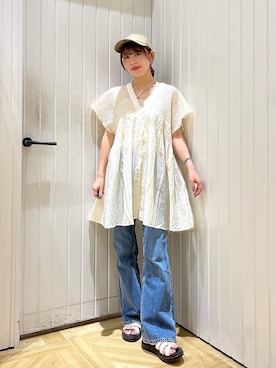 「アイテム（チョーカー）」を使った、fuku5662さん（レディース・160cm・20代）の夏コーディネート