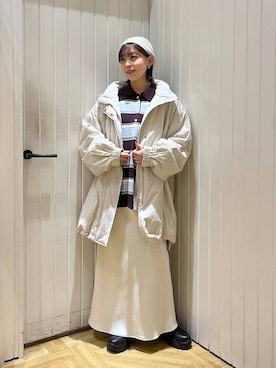 「アイテム（ブルゾン）」を使った、fuku5662さん（レディース・160cm・20代）の秋コーディネート