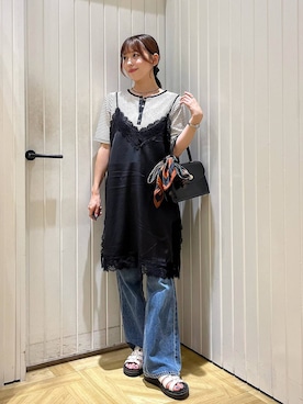 「アイテム（キャミソール）」を使った、fuku5662さん（レディース・160cm・20代）の夏コーディネート