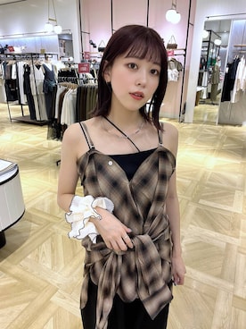 「アイテム（チョーカー）」を使った、fuku5662さん（レディース・160cm・20代）の夏コーディネート