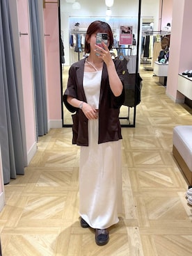 「アイテム（テーラードジャケット）」を使った、fuku5662さん（レディース・160cm・20代）の夏コーディネート