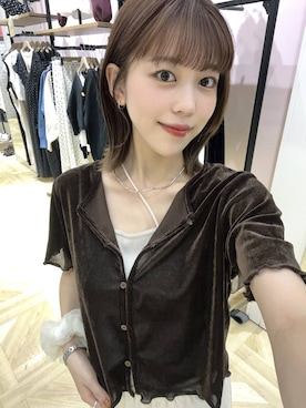 「アイテム（ヘアゴム）」を使った、fuku5662さん（レディース・160cm）の秋コーディネート